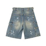 Yes London Kids Bermuda in Denim Chiaro Sfumato per Bambini