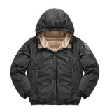 Blauer Kids Giubbino in Nylon Grigio con Cappuccio  DONALD JUNIOR per Bambini