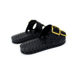 Sensi Kids Flamingo Black Double Band Sandal for Girls