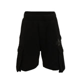 Dsquared2 Kids Bermuda Nero con Tasche e Logo per Bambini