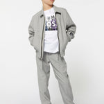 Boss Kids Pantaloni Grigio Straight Fit per Bambini