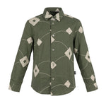Daniele Alessandrini Kids Camicia Verde Militare Fantasia per Bambini