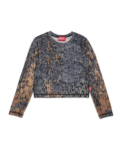 Diesel Kids T-shirt Fantasia Acid Rain per Bambine