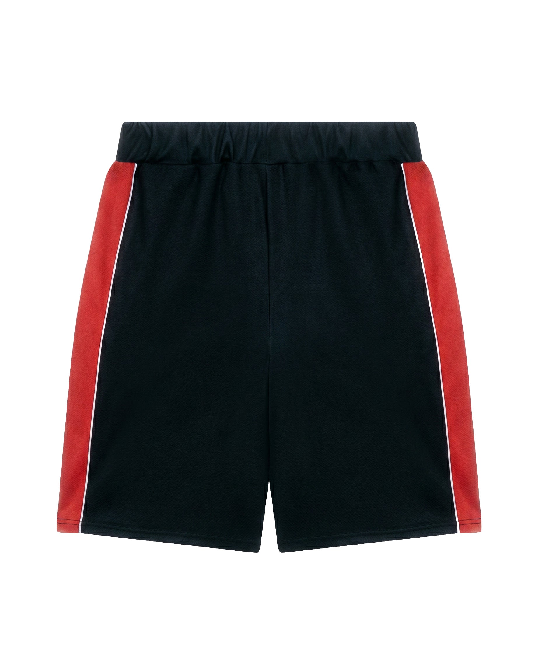 Gcds Kids Bermuda Nero e Rosso con Logo per Bambini