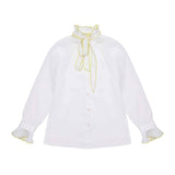 Vicolo Kids Camicia Panna con Fiocco per Bambine
