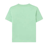 Palm Angels T-Shirt Verde con Stampa Dog per Bambini