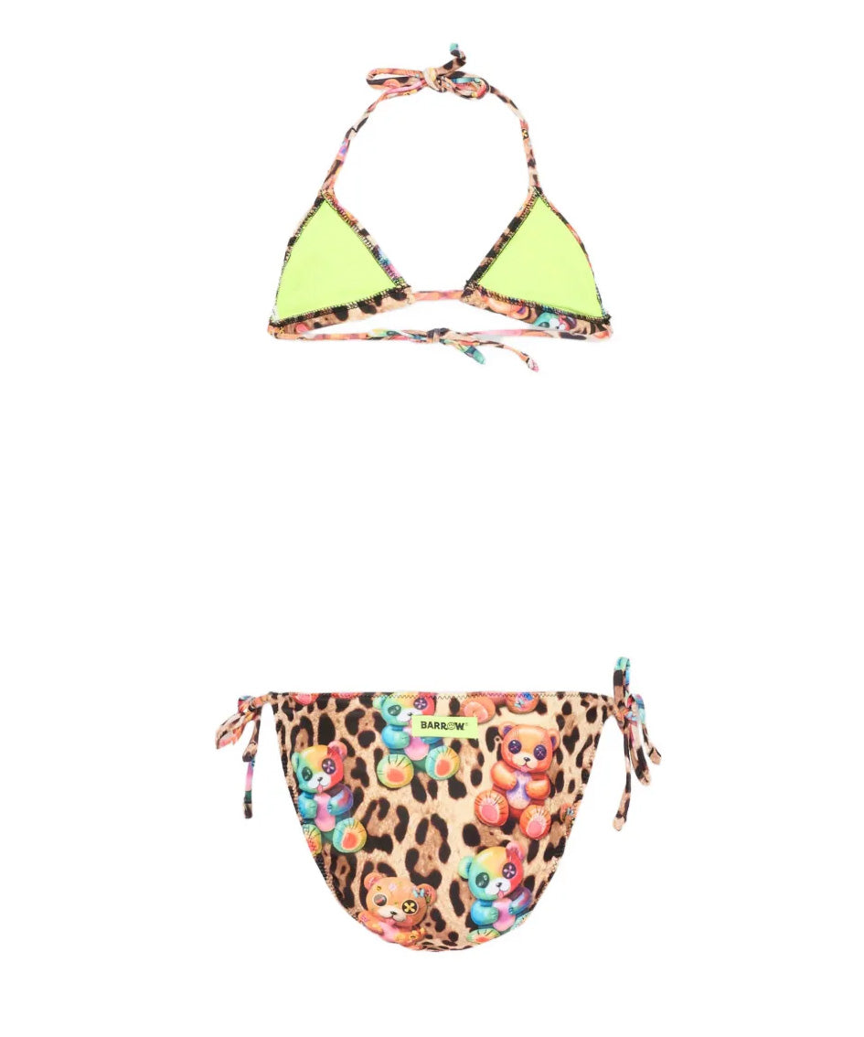 Barrow Kids Costume Bikini Fantasia Leopardato Multicolor per Bambine