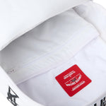 Sprayground Kids Zaino Think On It Bianco con Stampa Graffiti Neri