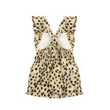 Elisabetta Franchi la Mia Bambina Salopette con Motivo Animalier per Neonate