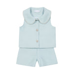 Deolinda Kids Completo Verde Acqua per Neonate