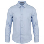 Daniele Alessandrini Kids Camicia Celeste con Ricamo per Bambini