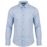 Daniele Alessandrini Kids Camicia Celeste con Ricamo per Bambini