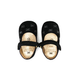 Elisabetta Franchi La Mia Bambina Ballerina Nera con Strass per Neonate