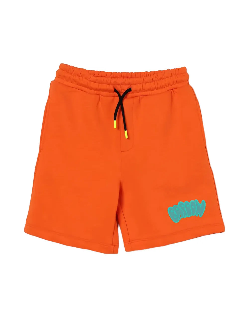 Barrow Kids Short Arancione con Logo per Bambine