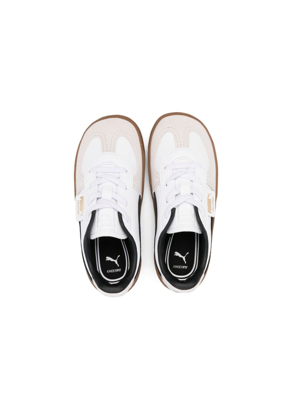 Puma Kids Palermo Lth AC Inf Bianco per Bambini (dettaglio)