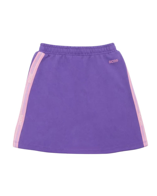 Gcds Kids Gonna Lilla con Bande Laterali Rosa Logate per Bambine