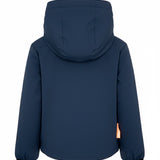 SUNS Kids Giubbotto Blu con Cappuccio e Interno in Pelliccia per Neonati