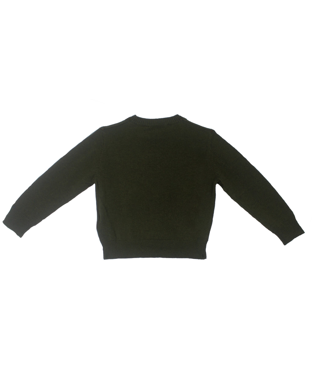 Dsquared2 Kids Maglia Girocollo Verde con DSQ2 per neonati