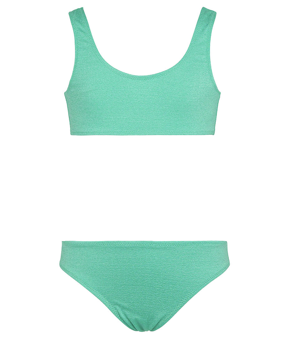 F**K Kids Costume a Fascia Verde Acqua per Bambine