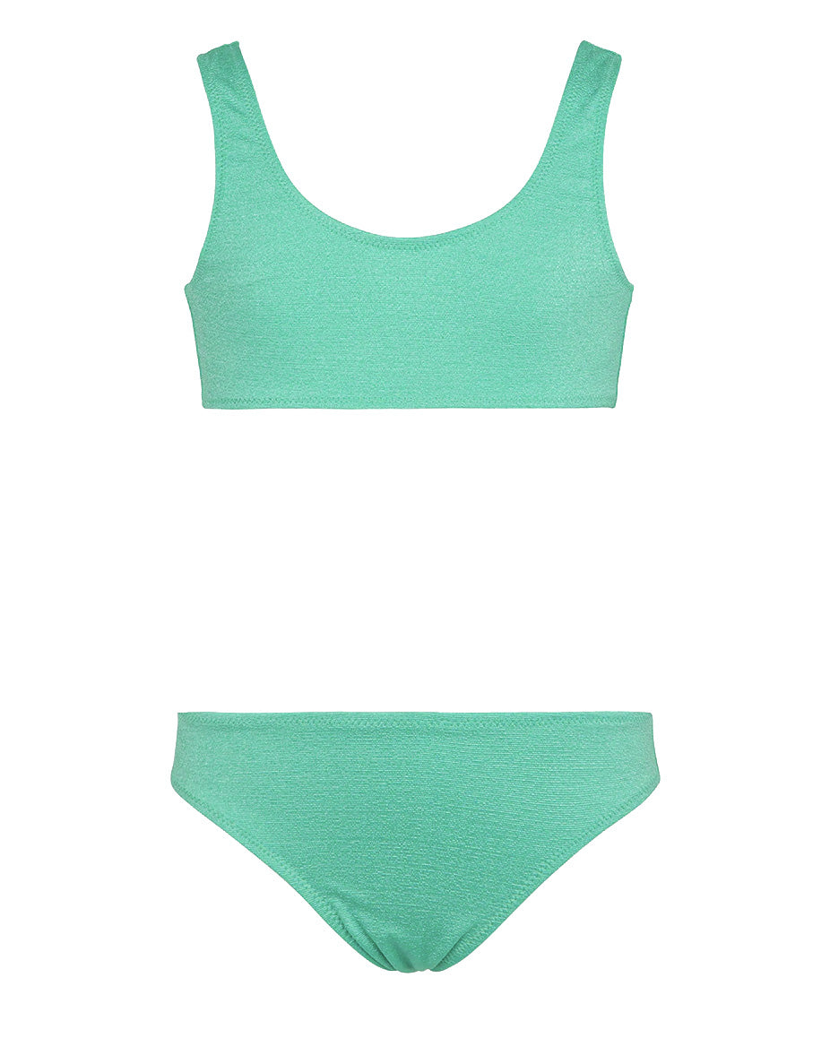 F**K Kids Costume a Fascia Verde Acqua per Bambine