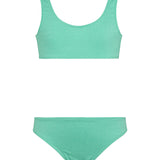 F**K Kids Costume a Fascia Verde Acqua per Bambine