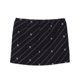 Elisabetta Franchi La Mia Bambina Gonna Nero/Burro con Stampa Logo per Bambine (retro)