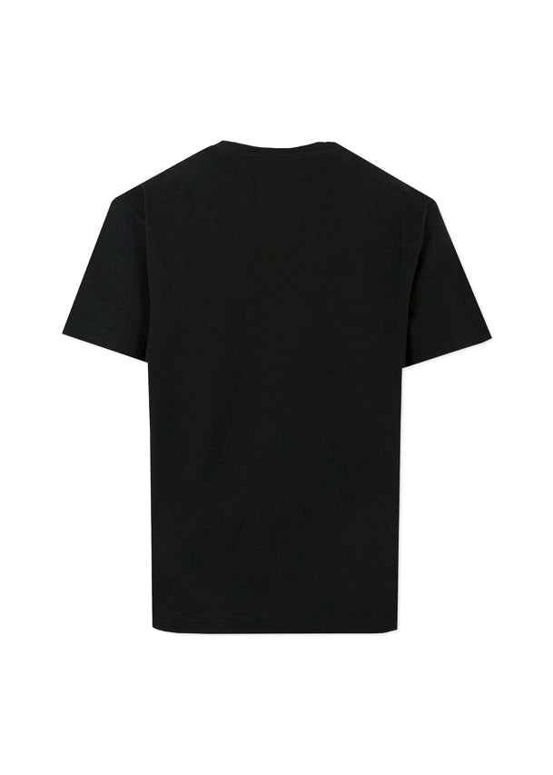 MSGM Kids T-shirt Nera con Logo Maculato per Bambini