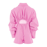Pinko Kids Abito Tuta Rosa per Bambine (retro)