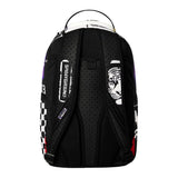 Sprayground Kids Zaino Unisex Think On It Nero e Viola con Stampa Tigre, Shark Mouth e Graffiti