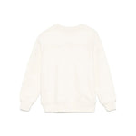 MSGM Kids Felpa Crema con Stampa per Bambini (retro)