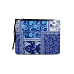 F**K Kids Pochette Fantasia Bandana Blu con Logo per Bambine