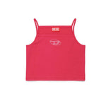 Diesel Kids Top Fucsia con Sparkling Oval D per Bambine