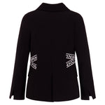 Pinko Kids Giacca Nera con Logo (retro)