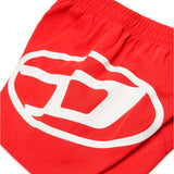 Diesel Kids Costume Boxer Rosso con Oval D per Neonati (dettaglio)