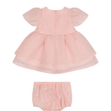 Simonetta Kids Abito Rosa da Cerimonia per Neonate