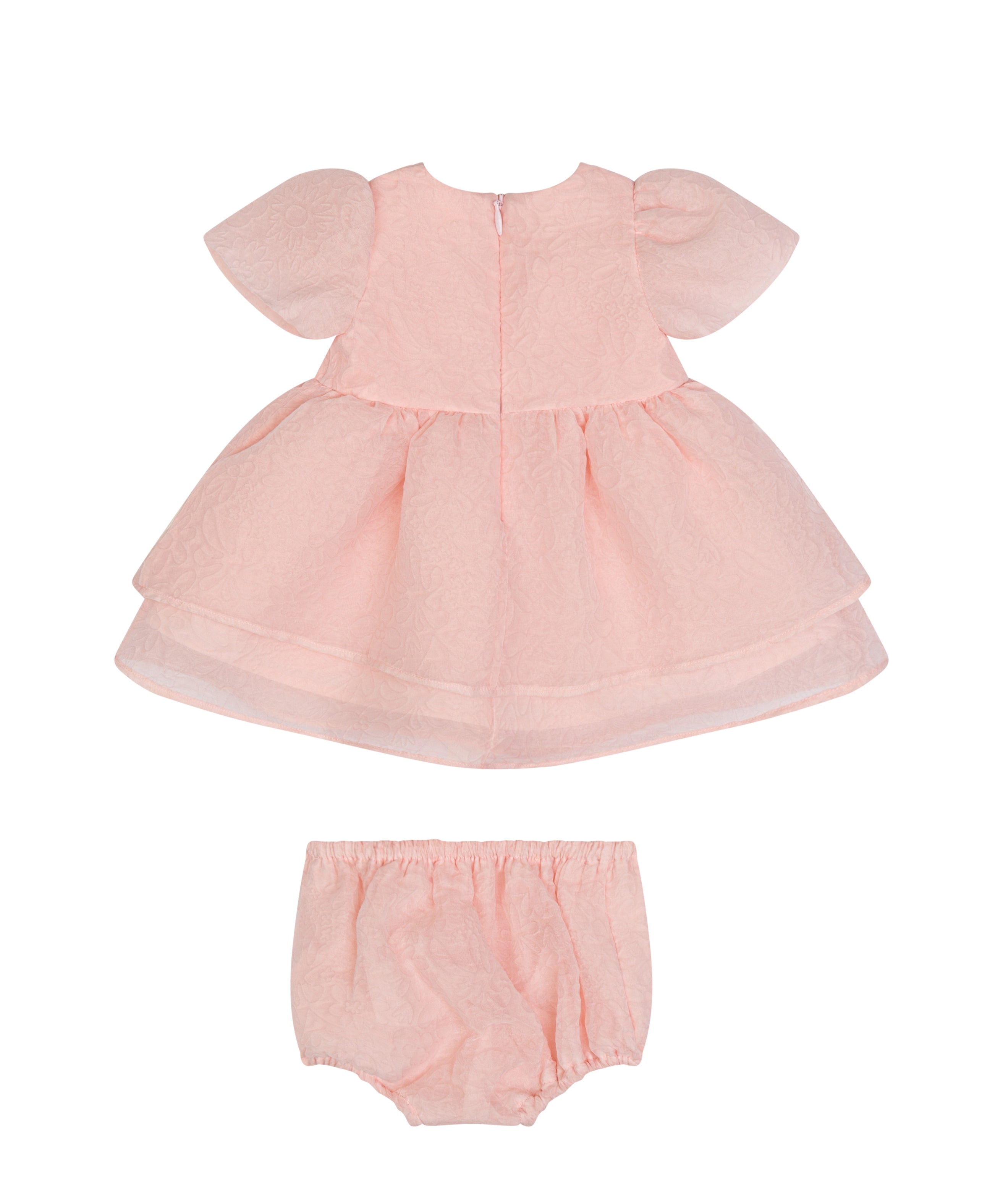 Simonetta Kids Abito Rosa da Cerimonia per Neonate