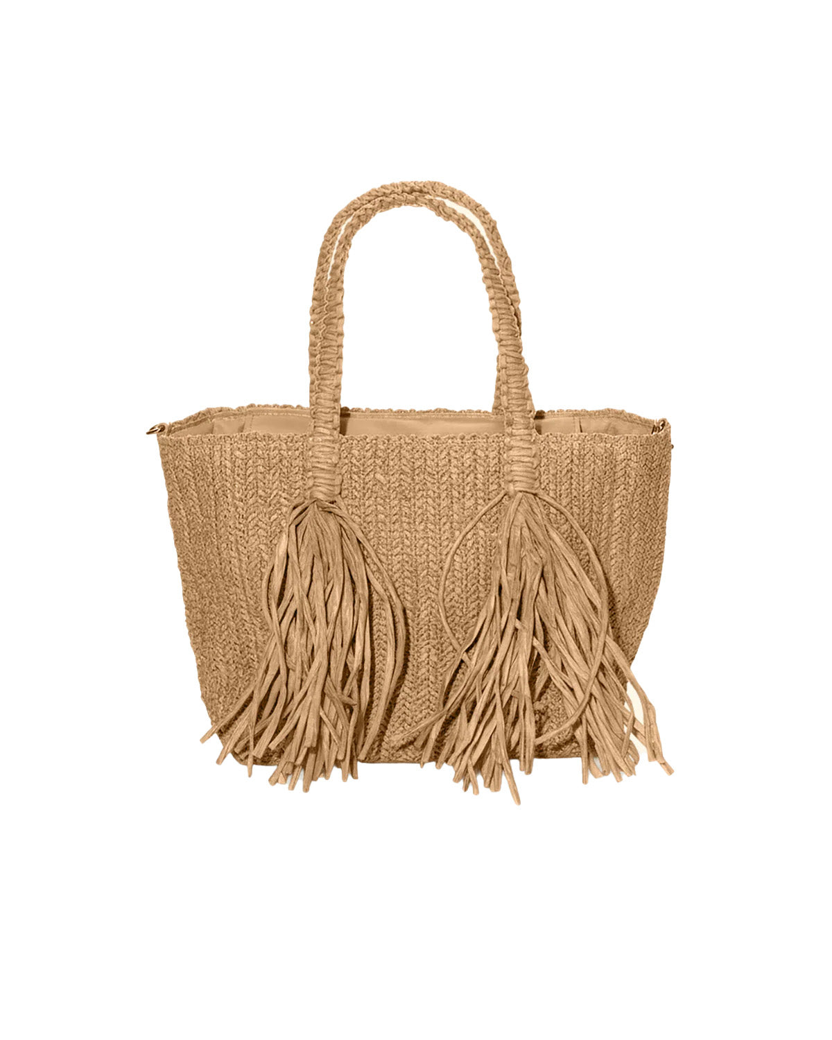 F**K Kids Mini Bag Beige con Logo per Bambine