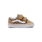 Vans Kids Old Skool V Checkerboard Marroni per Neonati