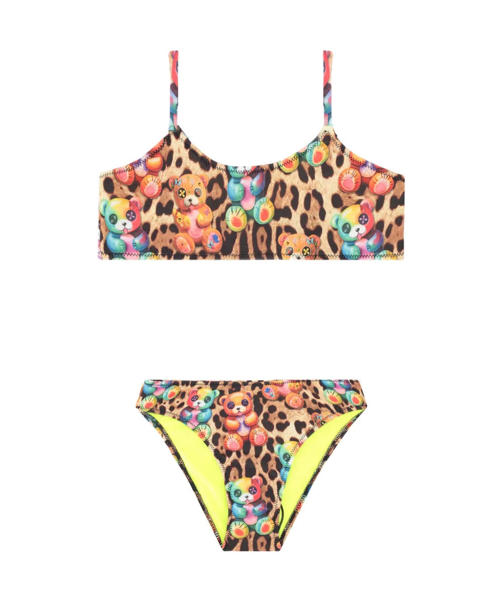 Barrow Kids Costume a Fascia Fantasia Leopardato Multicolor per Bambine