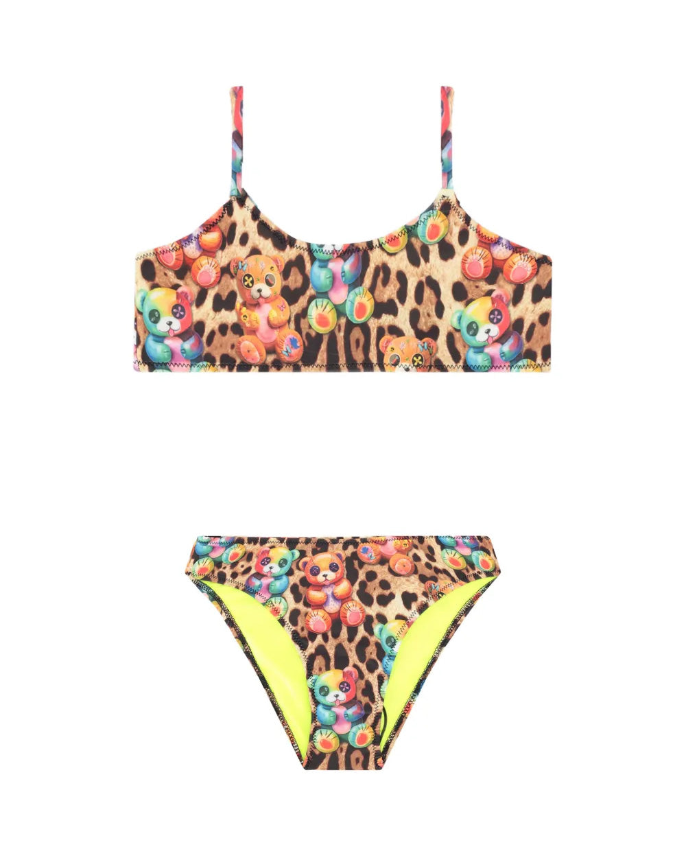 Barrow Kids Costume a Fascia Fantasia Leopardato Multicolor per Bambine