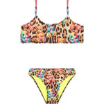 Barrow Kids Costume a Fascia Fantasia Leopardato Multicolor per Bambine