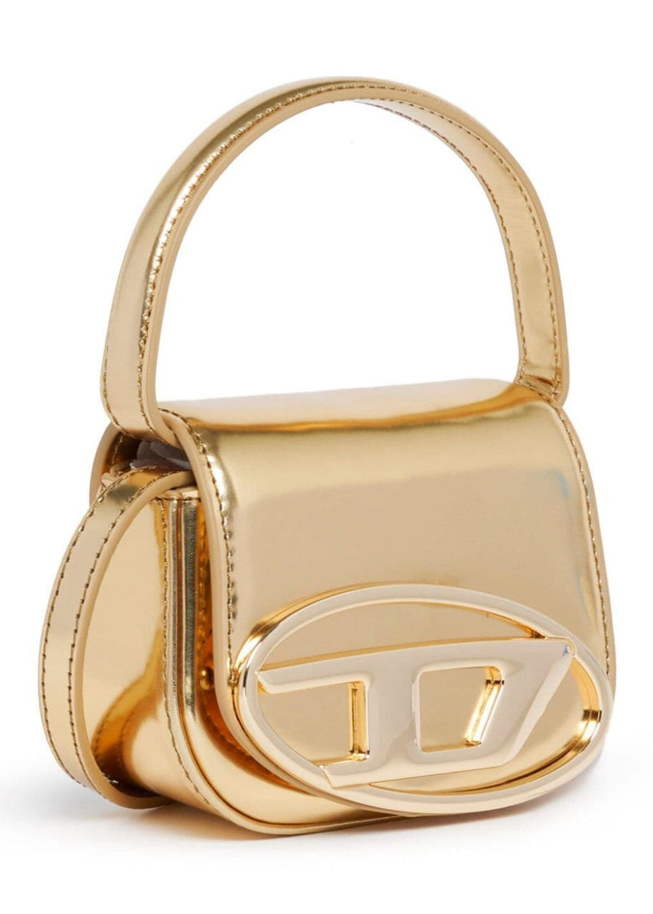 Diesel Kids Borsa Oro a Spalla 1DR per Bambine (dettaglio)