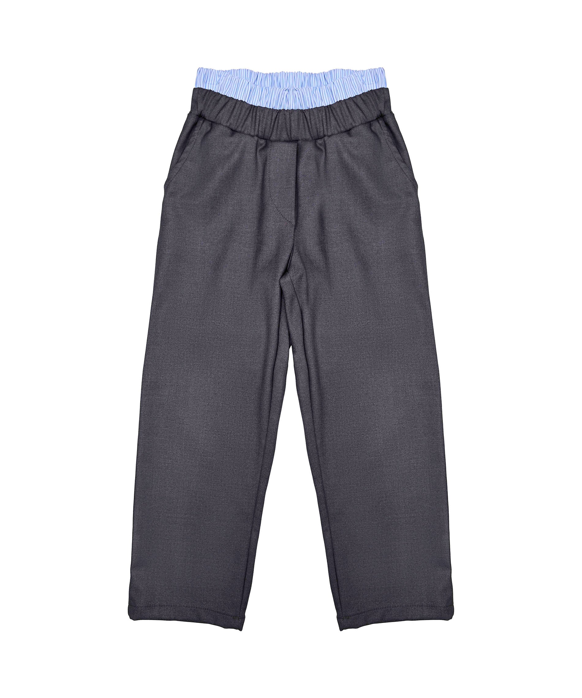 Vicolo Kids Pantaloni Grigi con Doppia Vita per Bambine