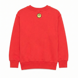 Barrow Kids Felpa Rossa con Stampa per Bambini