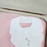 Le Coconne Bavetta Bianca per Neonate 