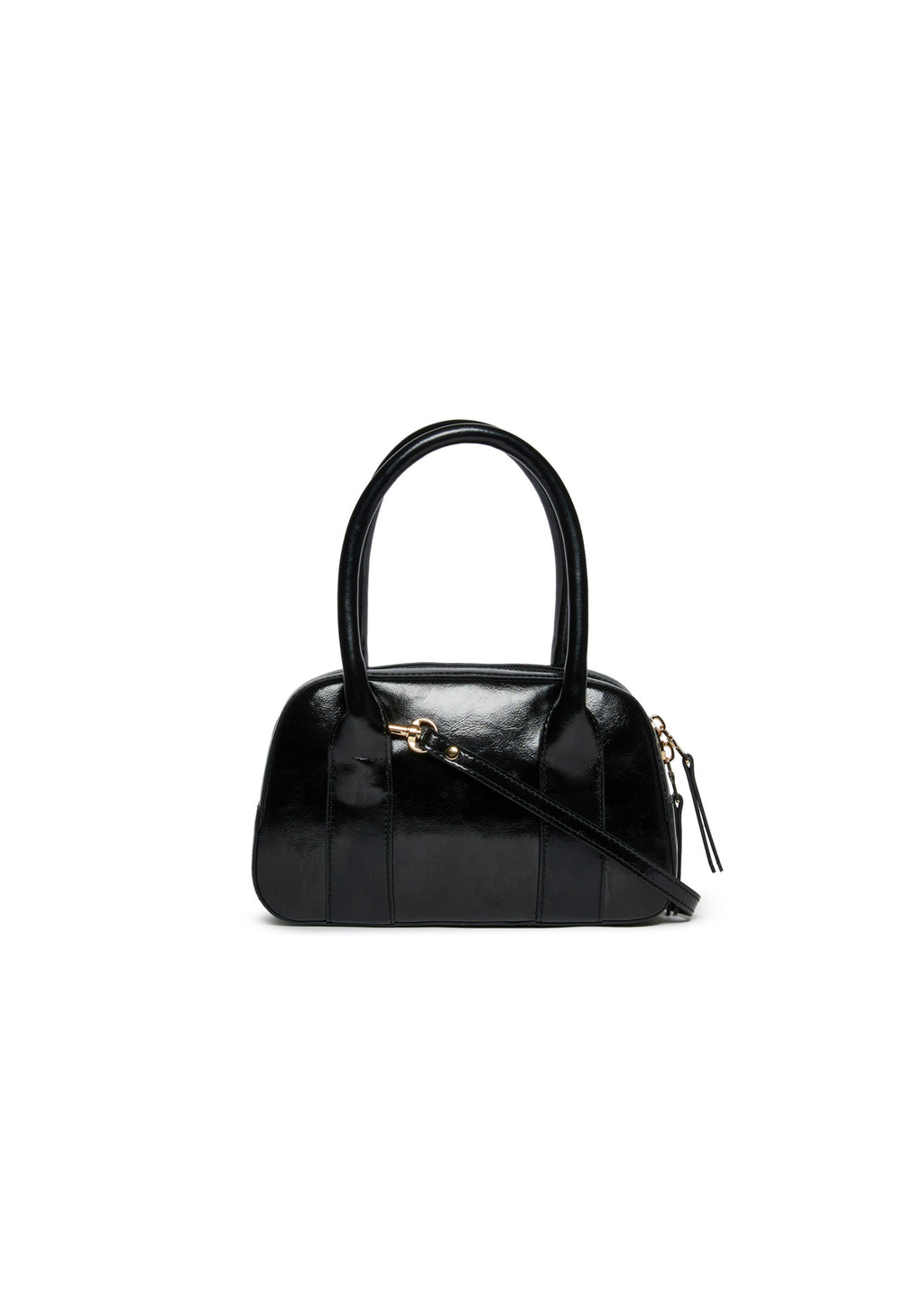 N°21 Kids Borsa Nera a Bauletto per Bambine