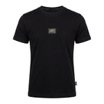 Daniele Alessandrini Kids T-Shirt Nero con Targhetta Logo per Bambini