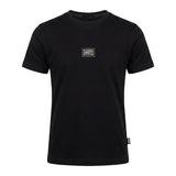Daniele Alessandrini Kids T-Shirt Nero con Targhetta Logo per Bambini