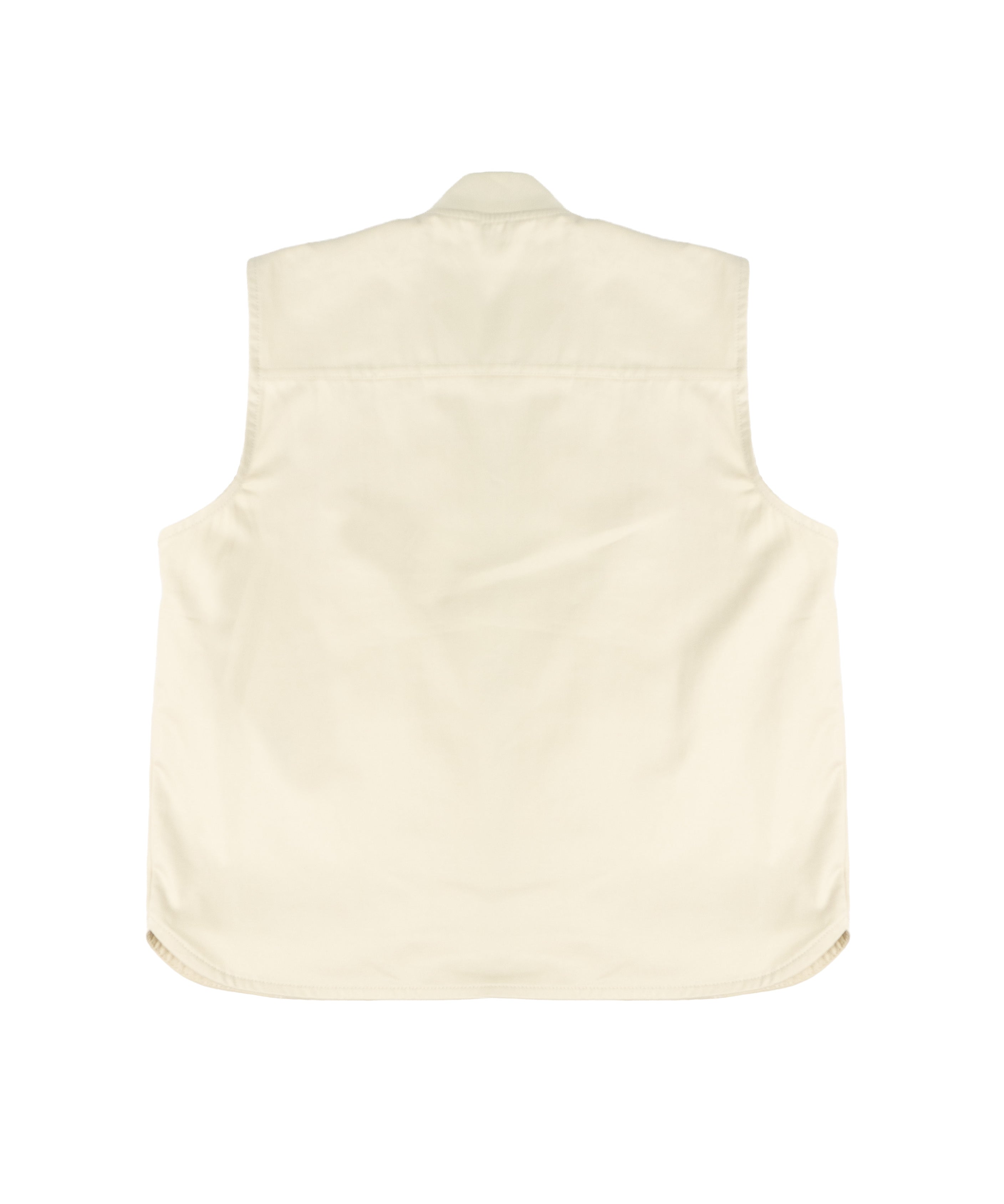 Yes London Kids Gilet Beige con Tasconi e Logo per Bambini