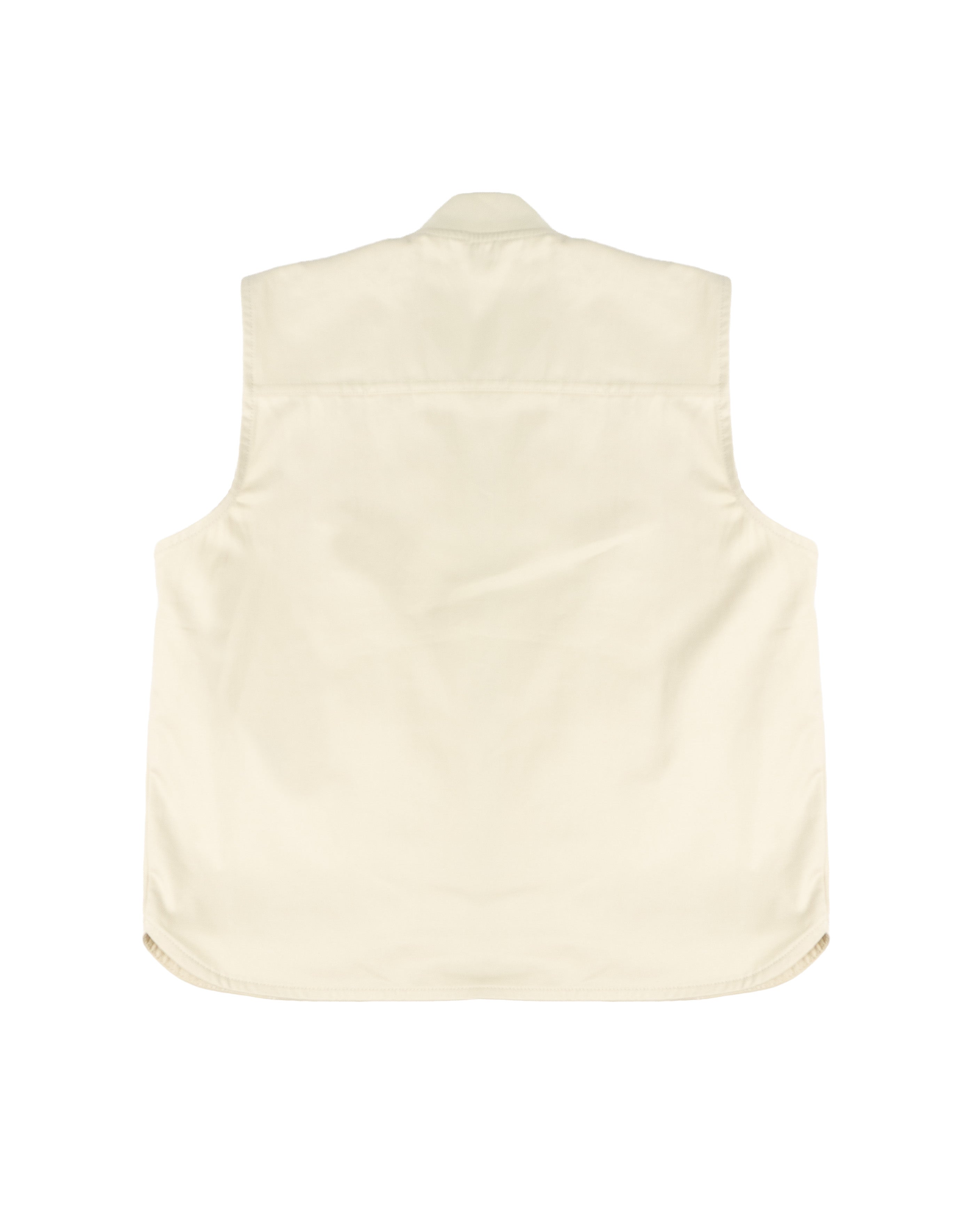Yes London Kids Gilet Beige con Tasconi e Logo per Bambini